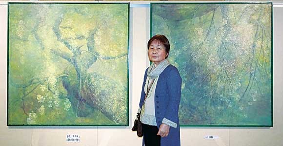 作品の前で — 前田ひさゑ