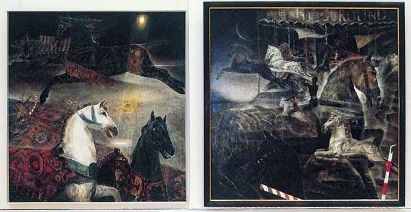 綯（トウ）1992 独立展独立賞 Ｓ100／迹（コウ）1993 独立展独立賞 Ｓ100 — 伊藤弘之